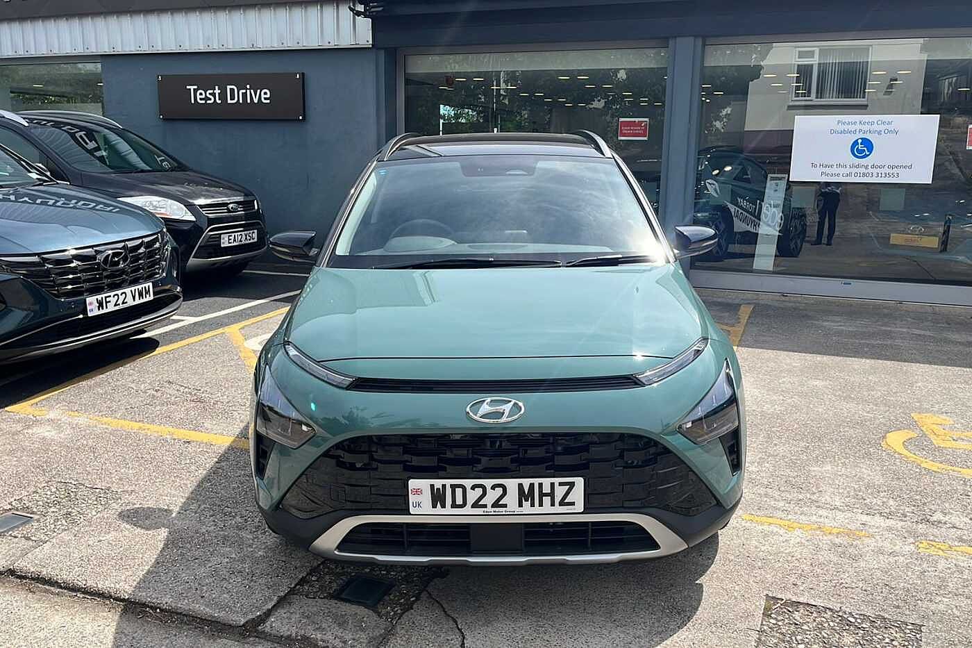 Hyundai Bayon Hatchback 5 Doors Automatic Petrol Mangrove Green / Black Roof Hyundai Hyundai Bayon Hatchback 5 Doors Automatic Petrol Mangrove Green / Black Roof Hyundai