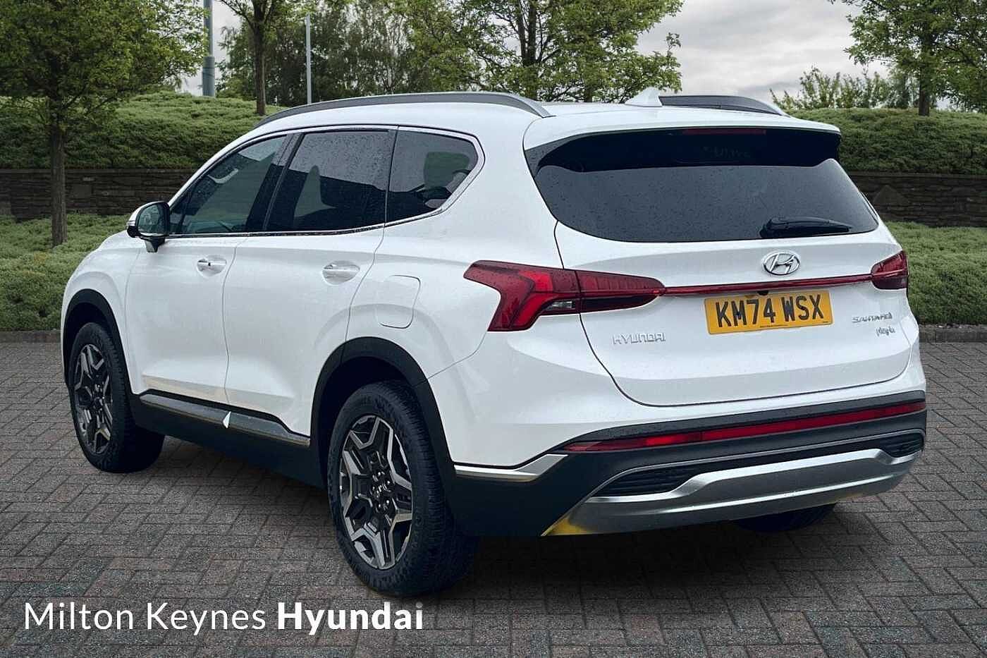 Hyundai Santa Fe Estate Automatic Hybrid White Cream Hyundai Motor UK